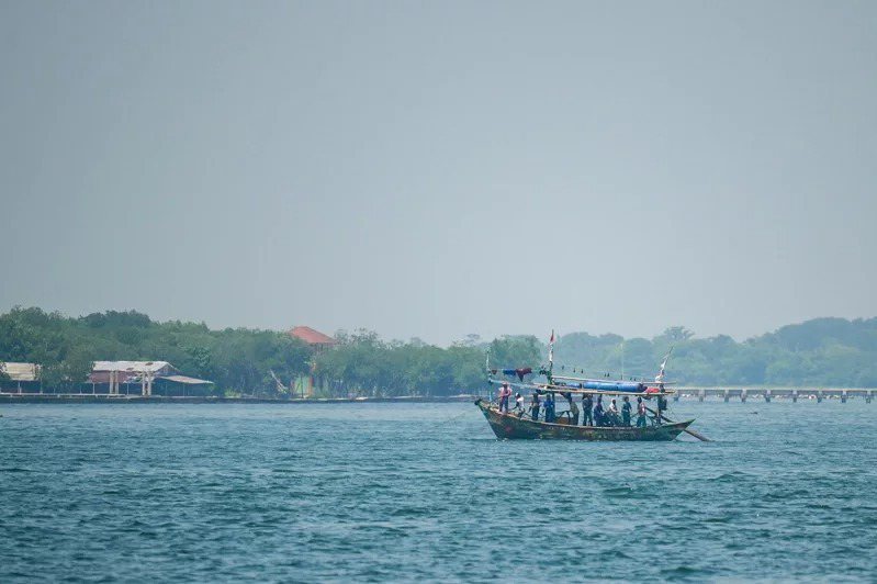 印尼千島群島海域的漁民；示意圖與新聞無關。法新社