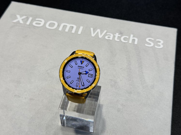 Xiaomi Watch S3建議售價3,495元。記者黃筱晴／攝影