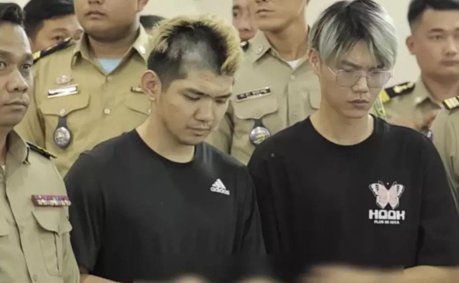 台灣直播主「晚安小雞」在柬埔寨落網，遭判刑2年。（取材自臉書柬中時報）