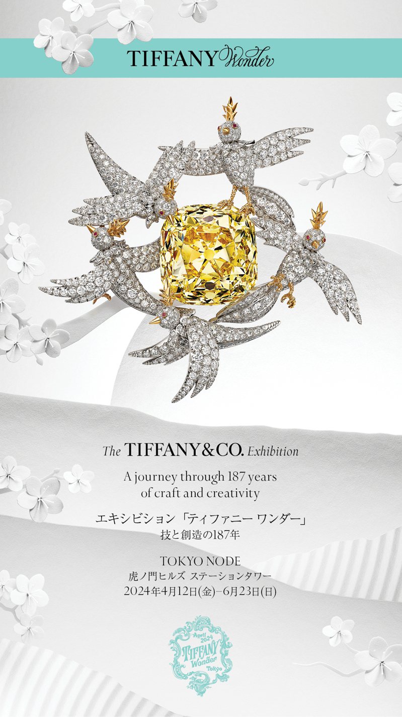 「Tiffany Wonder蒂芙尼瑰丽绮境」品牌展览海报。蒂图/Tiffany提供