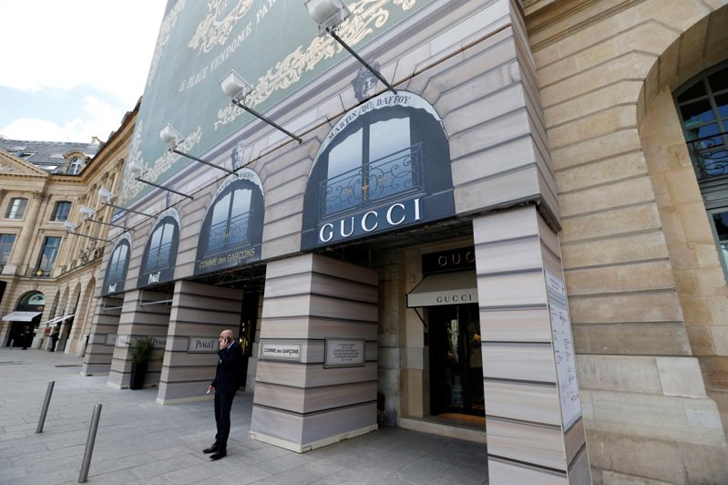 Gucci母公司開雲集團預警第1季營收將年減10%。（路透）