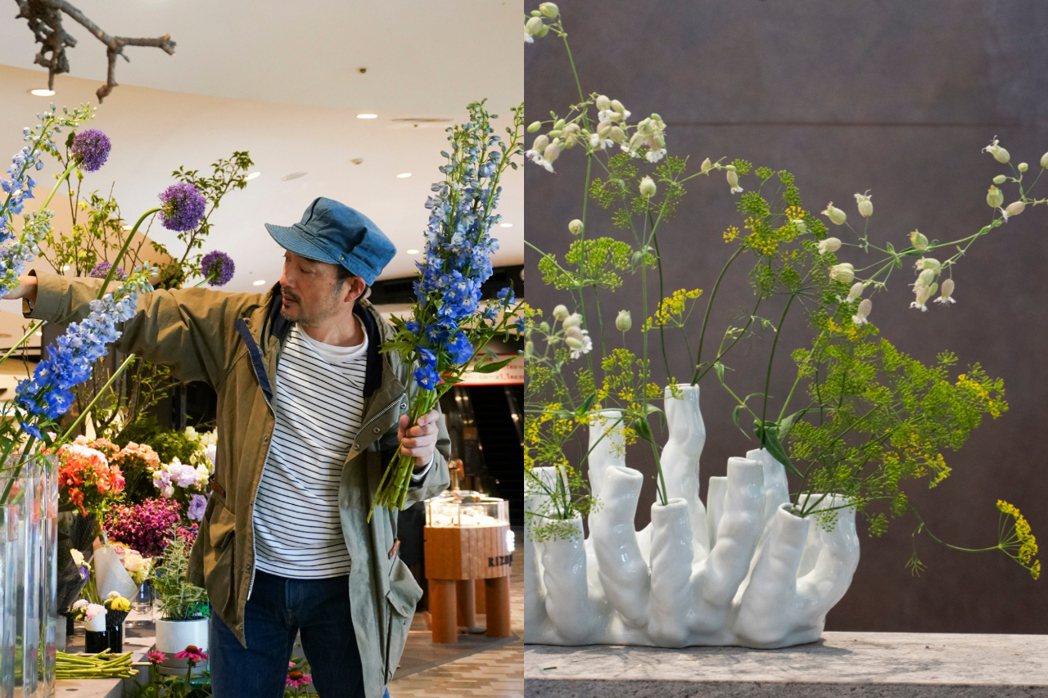 CNFlower西恩與一年僅開放春天的超高人氣花園香久園，以「花與器」為題在松菸...