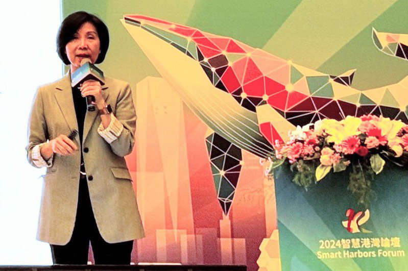 遠傳總經理井琪22日受邀出席「智慧港灣論壇」，分享遠傳以「5G大人物」（大數據、人工智慧、物聯網）科技力，協助台灣港務公司打造永續港埠的實績。遠傳／提供
