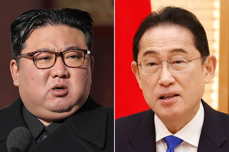 北韓領導人金正恩胞妹金與正表示，日本首相岸田文雄有意與金正恩會面。法新社