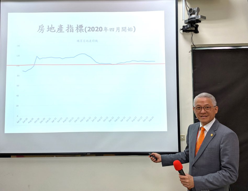 台灣房屋集團副總裁周鶴鳴表示，新青安補貼下，升息不影響首購需求。圖／台灣房屋提供