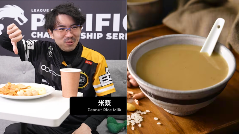 LOL／讚讚人Evi嘗試台灣小吃！喝米漿忍不住倒讚：有點像花生醬