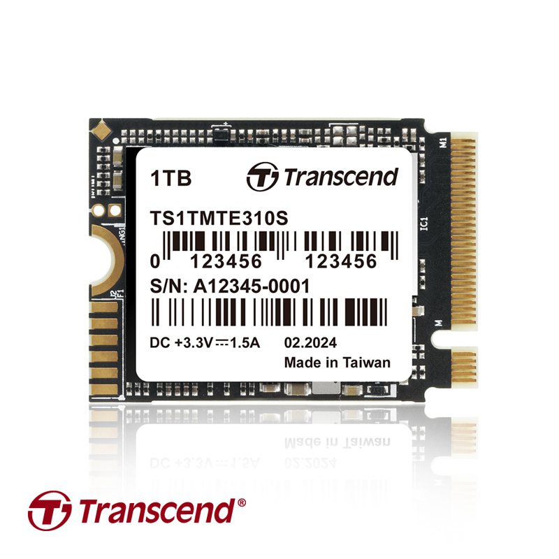 創見資訊推出最新PCIe M.2 2230固態硬碟MTE310S。圖／公司提供