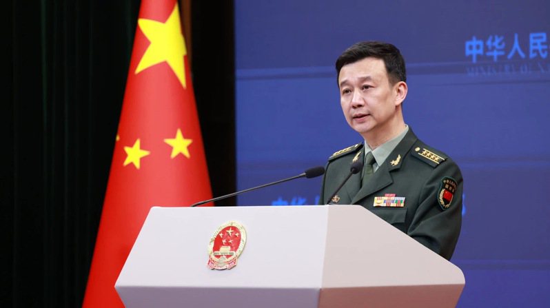 大陸國防部28日表示，「台灣是中國的台灣」，廈金海域「根本不存在」所謂禁止、限制水域。（圖／取自大陸國防部微信公眾號）