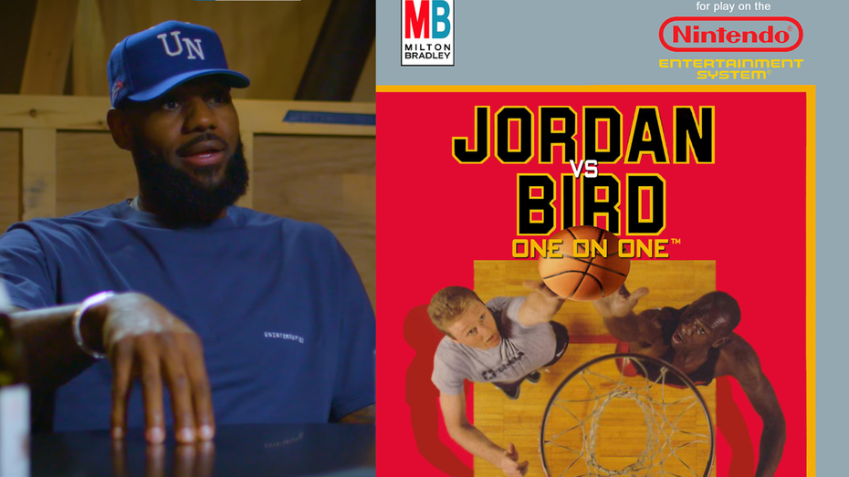 遊戲角落合成 圖／YouTube @MindTheGamePodcast、《Jordan vs. Bird: One on One》