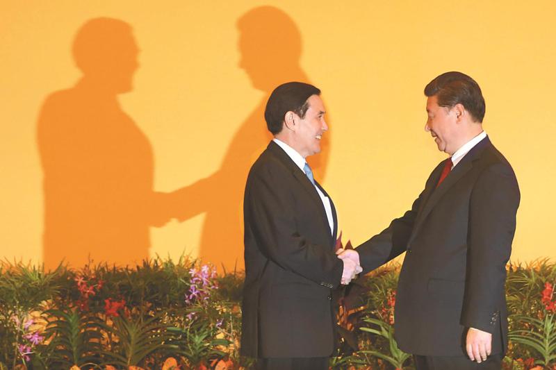 外界最關注的「馬習二會」，國民黨人士表示，馬英九將傳達台灣希望兩岸和平的多數民意，期望兩岸朝和平發展的方向進行。圖／聯合報系資料照片