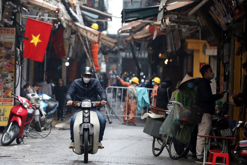 以出口為導向的越南今年第1季外貿表現不俗。歐新社