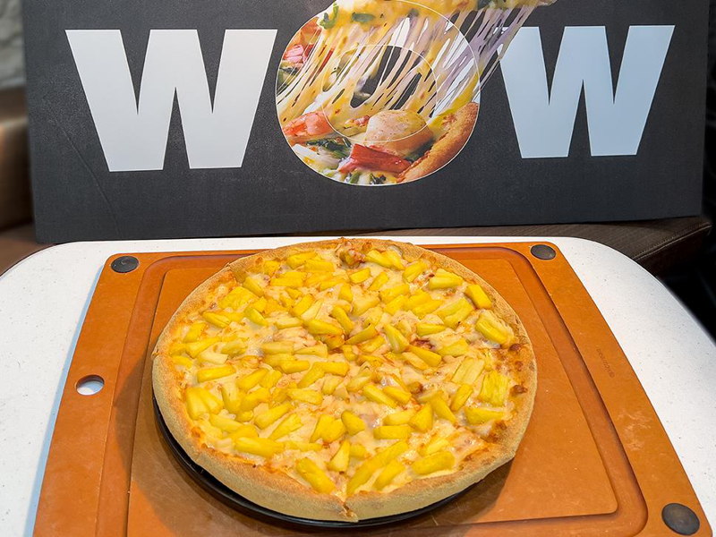 达美乐针对愚人节限时推出「气死义大利人披萨」。图／达美乐提供