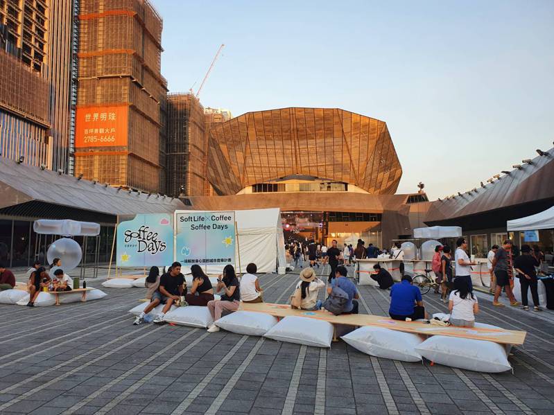 台北流行音乐中心户外表演空间。示意图。记者邱书昱／摄影