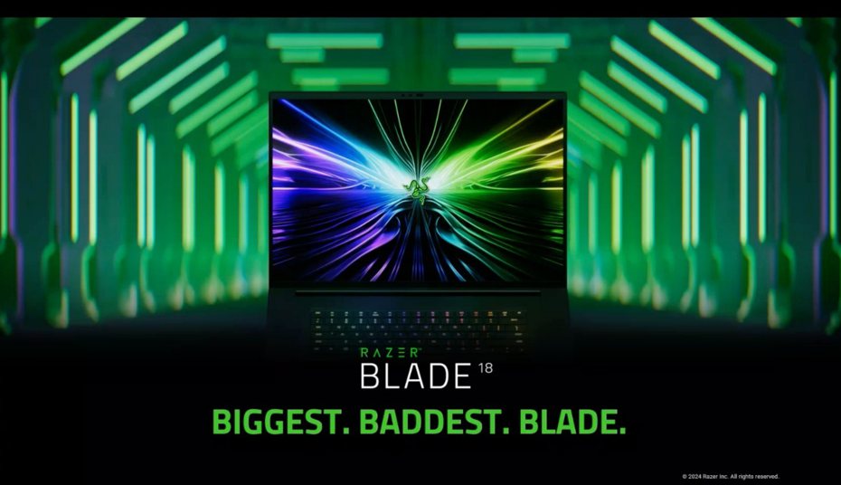 ▲新款18吋Blade筆電成為第一款搭載Intel Thunderbolt 5介面的遊戲筆電