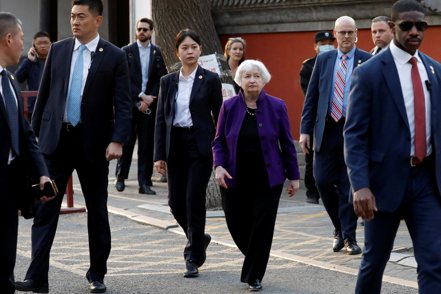 美國財長葉倫北京之行，對中美關係和中國經濟來說，都算是大事。 （路透）