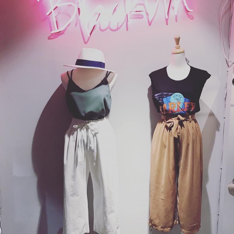台北夜市「師大商圈」服飾店「Blackvin」。
圖片來源：blackvin2003@Instagram