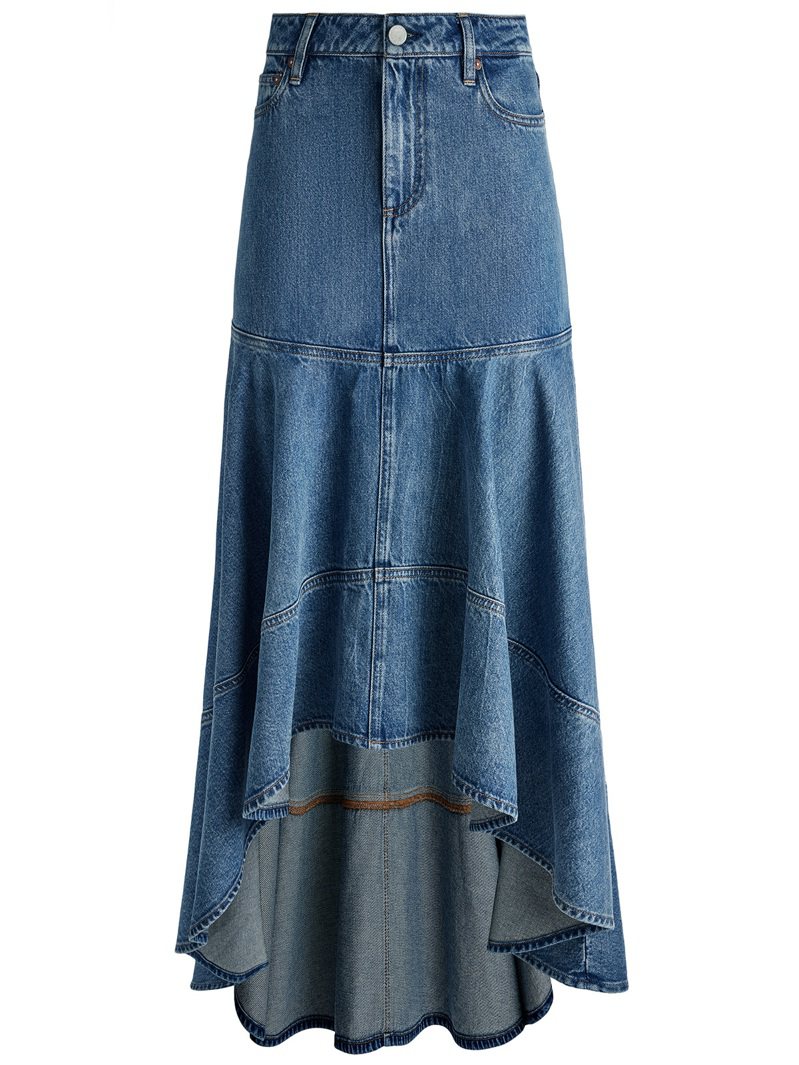 alice + olivia DONELLA牛仔长裙，14,900元。图／alice + olivia提供