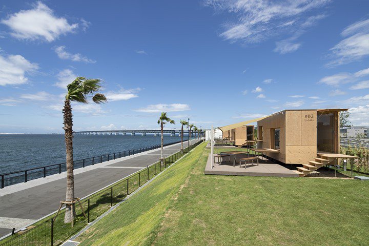 ▲面對大阪灣的JYUBAKO，提供特別的住宿體驗。　圖：向日遊顧問有限公司／提供