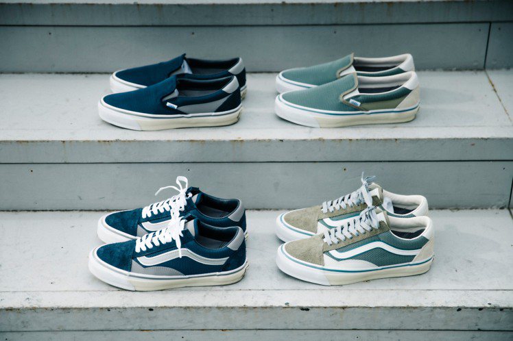 Vans再度與東京創意單位Tokyo Design Collective合作，讓招牌的Old Skool鞋款、Slip-On鞋款都變身。圖／Vans提供