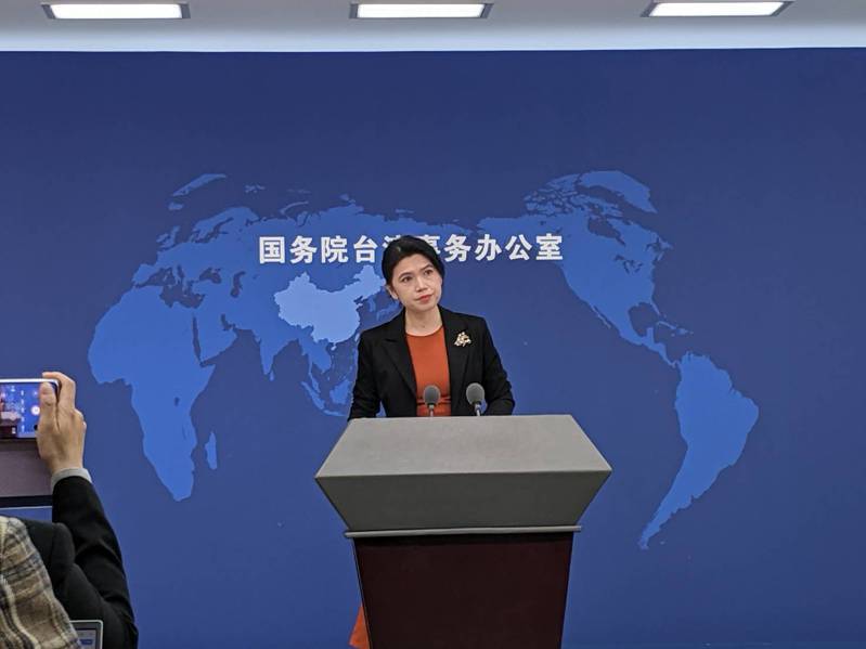大陆国台办发言人朱凤莲10日上午在例行记者会上宣布，「马习二会」将于10日下午在北京人民大会堂登场。（记者廖士锋／摄影）
