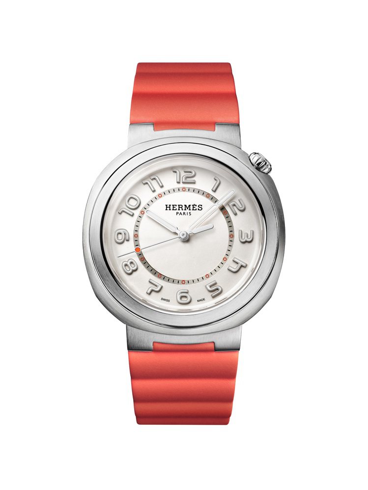 Hermès Cut自動上鍊腕表，精鋼款，23萬3,500元。圖／愛馬仕提供