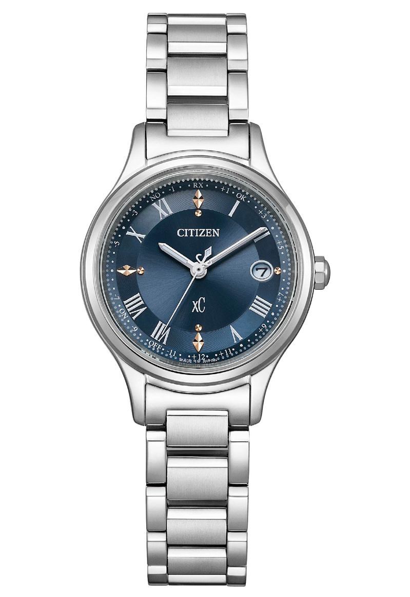 CITIZEN xC系列光动能全球电波对时ES9490-61L腕表，钛金属表壳与表炼，约31,800元。图／CITIZEN提供