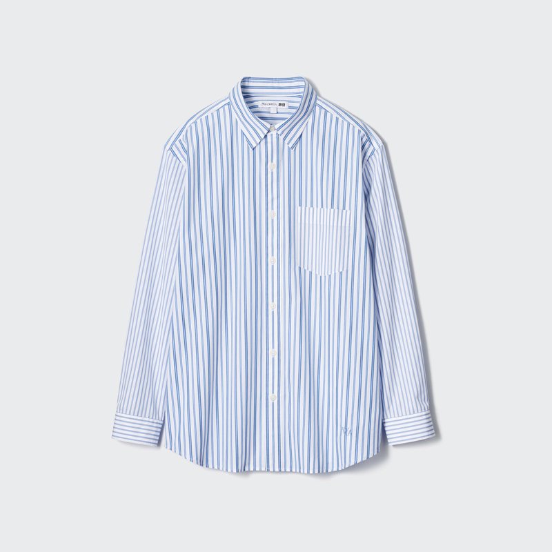 UNIQLO联名JW ANDERSON系列男装超柔棉府绸衬衫，1,290元。图／UNIQLO提供
