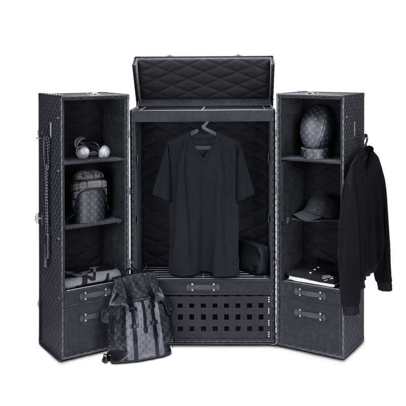 男士衣橱Malle Vestiaire硬箱，505万元。图／Louis Vuitton提供