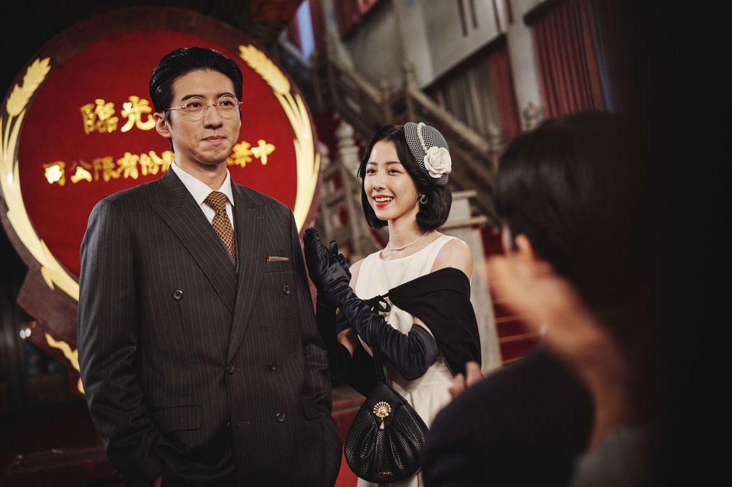 傅孟柏(左)、邵雨薇在「商魂」中飾演夫妻。圖／欣蘭企業股份有限公司提供