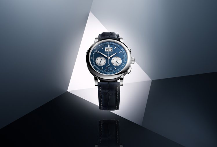 DATOGRAPH UP/DOWN腕表，18K白金配備藍色表盤，限量125枚。