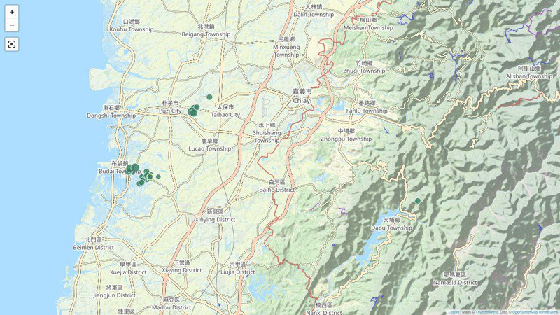 今年以來嘉義已有起23起地震（顯著有感地震7個，小區域地震16個），其中，光是4月份截至今天已有19起地震（顯著有感地震5個，小區域地震14個）。圖／取自氣象署網站