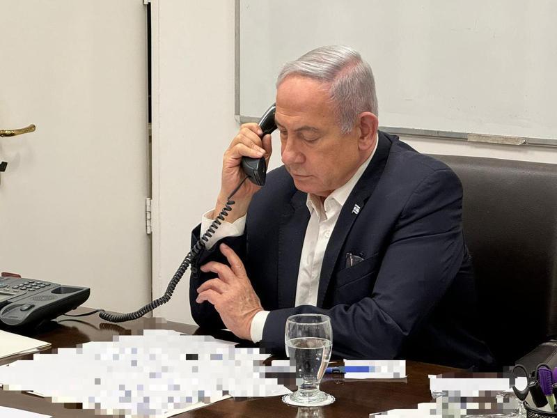 以色列總理內唐亞胡14日與美國總統拜登通話。新華社