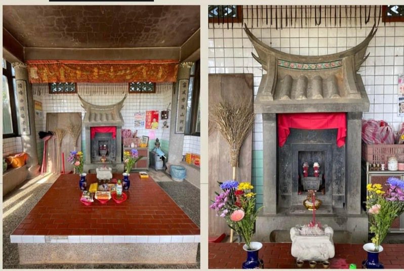 位于桃园富冈的原始福德祠，除了在当地具有历史重要性，因扩建所形成的「庙中庙」特色更是巧妙。图／市府提供。