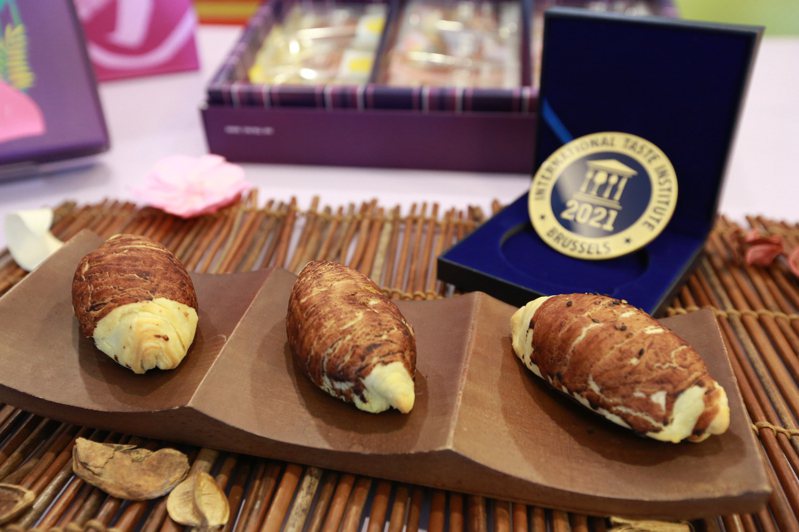 阿聪师产品小芋仔系列，小芋仔荣获ITQI国际风味奖章二星。图／沃农士食品股份有限公司提供