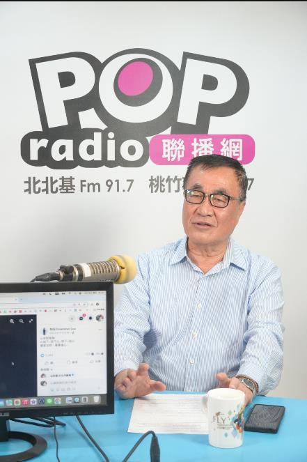 台北市副市长李四川今天接受媒体人黄𬀩瀚专访。图／《POP撞新闻》提供