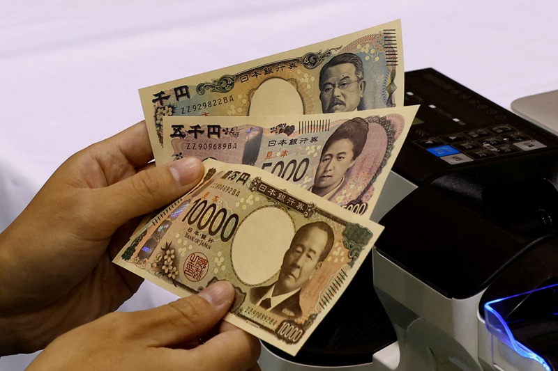 日本將在今年7月發行新版紙鈔。路透