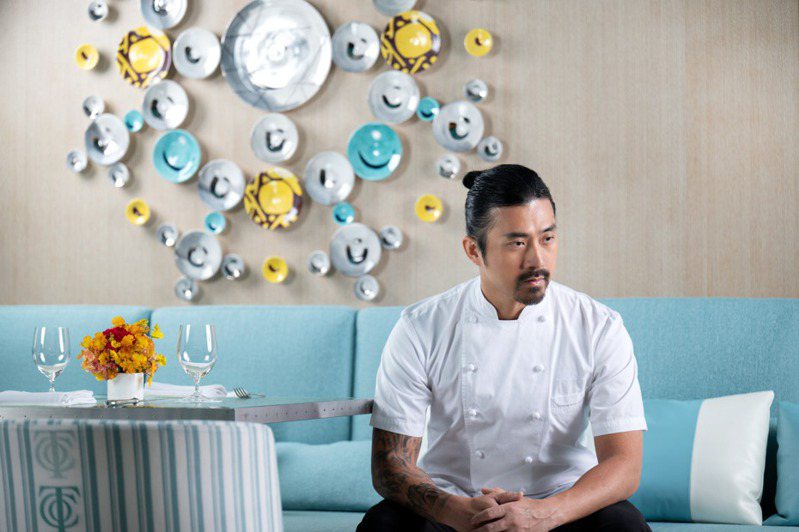 Tiffany & Co.邀請米其林星廚林明健（Chef Kin）擔任Blue Box Café Taipei餐飲顧問。圖／Blue Box Café Taipei提供