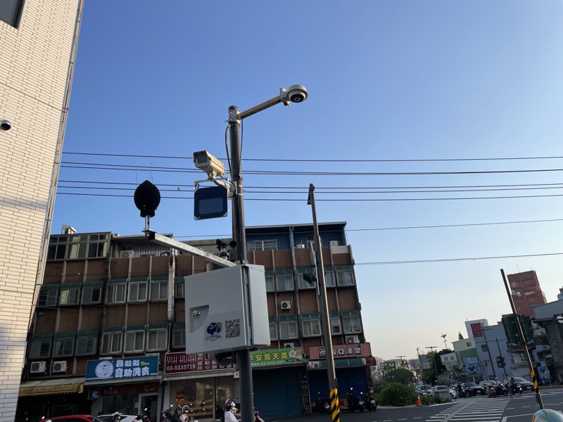 市府环保局已于竹光路设置固定式声音照相设备。图／新竹市政府提供