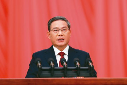 國務院總理李強表示將嚴格把關公司上市A股，提升上市公司質量。 （新華社）