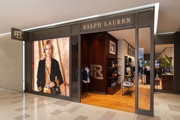全新的板橋大遠百Ralph Lauren紫標專賣店，店裝設計沿襲品牌一貫的典雅作風。圖／Ralph Lauren提供