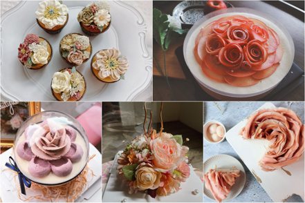 Pinkoi推薦一系列滿足視覺享受又不失美味的「仙」花系母親節蛋糕。圖／Pinkoi提供