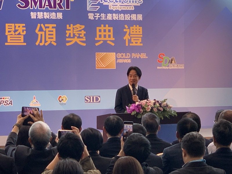 準總統賴清德今（24）日出席「2024 Touch Taiwan智慧顯示展」。
記者呂俊儀／攝影