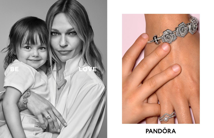 Pandora 2024 年母親節系列新品浪漫綻放，本季以品牌企劃【BE LOVE 即刻說愛】為核心，透過花中之后 — 玫瑰表達無盡愛意。圖／PANDORA提供