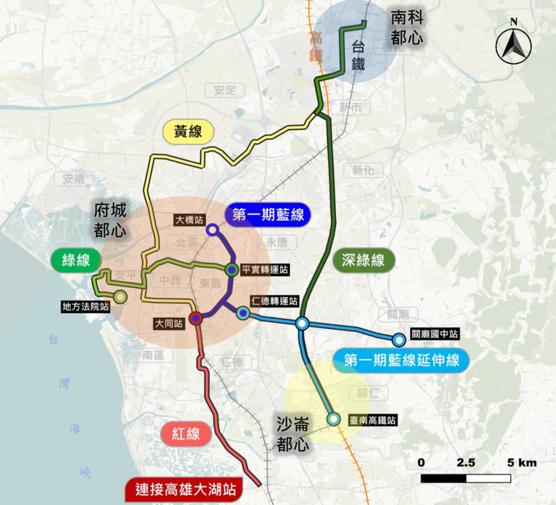 台南捷運藍線環評案今通過環評大會。圖／截自環評書件