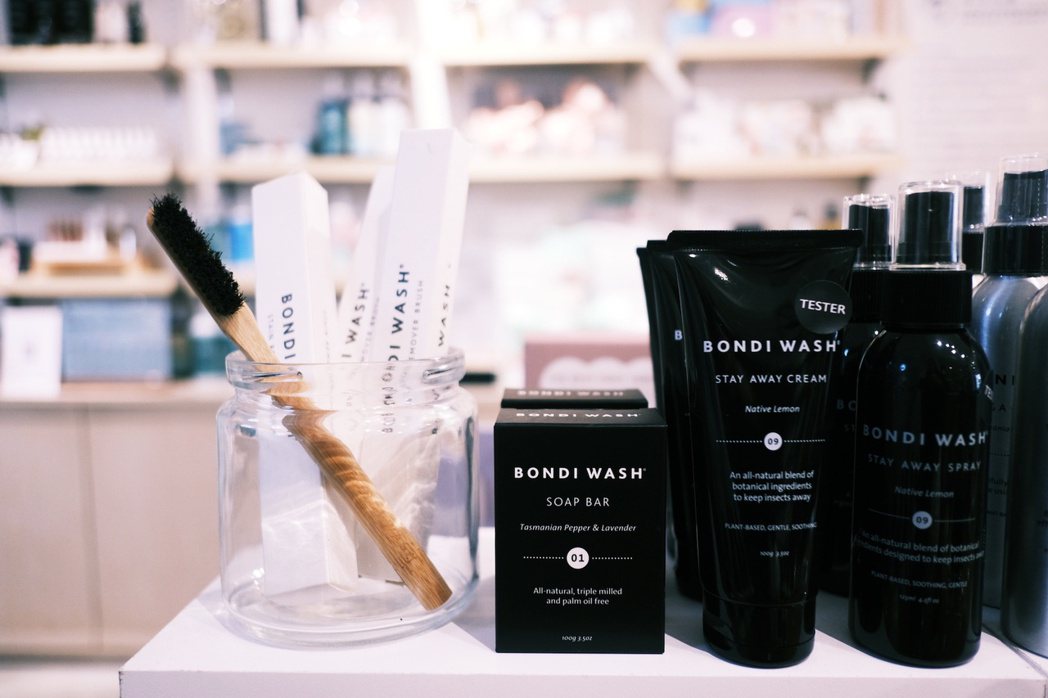 Bondi Wash還有刷具與天然肥皂的選擇。photo by elif cha...