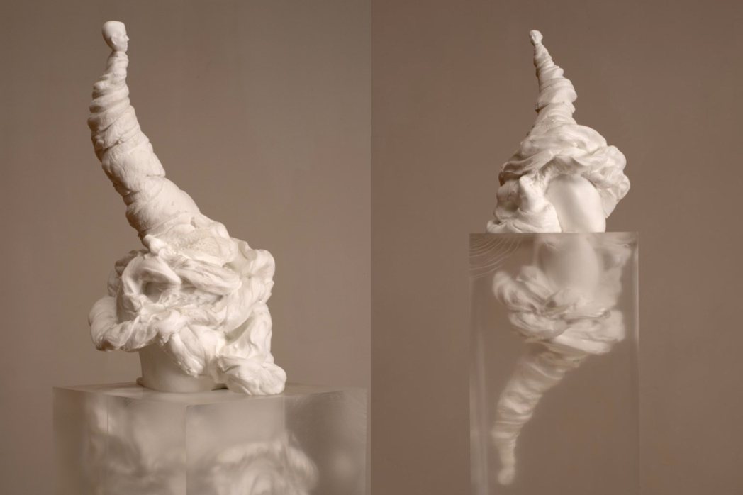 羅娜・龐迪克〈白色漩渦〉，2015-23。 圖／路由藝術提供
