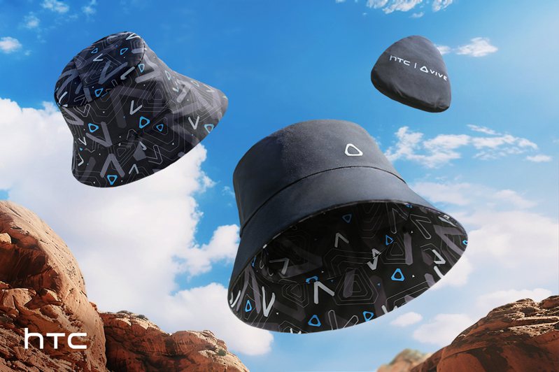 2024年宏達電股東會紀念品HTC雙面抗UV機能帽PLUS乙頂。宏達電／提供