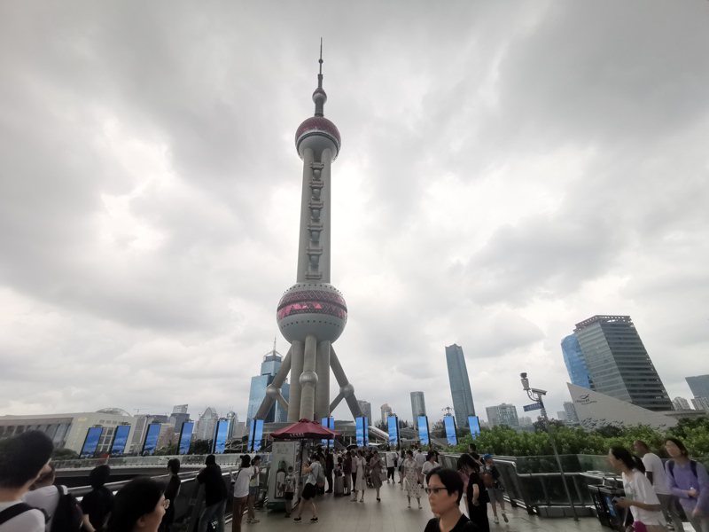 上海當前辦公室空置率是近20年來的新高，租金也持續下滑。記者林宸誼／攝影