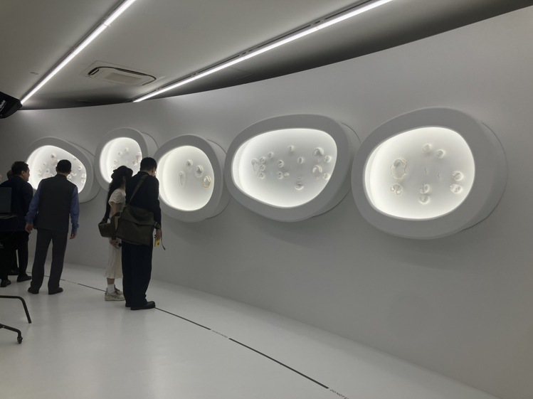 日本東京BA-TSU ART GALLERY的70周年紀念展現場。記者／孫曼攝影