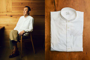 台灣無印良品總經理吉田明裕，商務休閒合宜的襯衫是他衣櫥的常備品。攝影｜林科呈